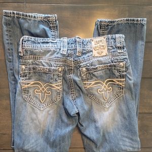 Rock Revival Relaxed Straight Jeans Men's 32 x 30.